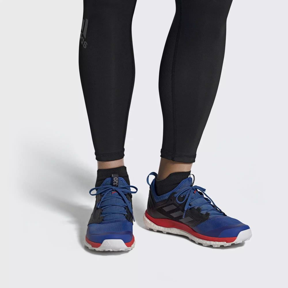 Adidas Terrex Agravic XT Tenis De Seguridad Azules Para Hombre (MX-65277)